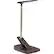 Angle. UltraBrite - Shift Touch 850-lumen LED Desk Lamp with Two USB Charging Ports - Brown.