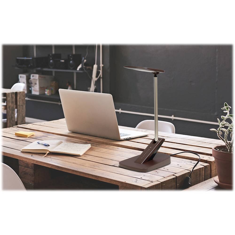 Best Buy UltraBrite Shift Touch 850lumen LED Desk Lamp with Two USB