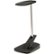Left. UltraBrite - Shift Touch 850-lumen LED Desk Lamp with Two USB Charging Ports - Black.