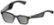 Left Zoom. Bose - Frames Alto Small — Classic Angular Bluetooth Audio Sunglasses - Black.