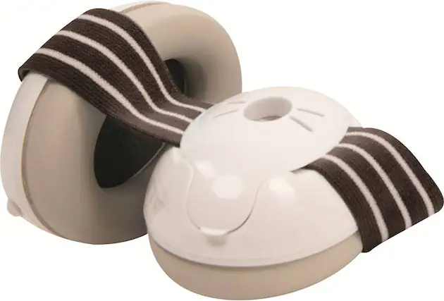 Angle. Alpine Hearing Protection - Muffy Baby Earmuffs - Black.