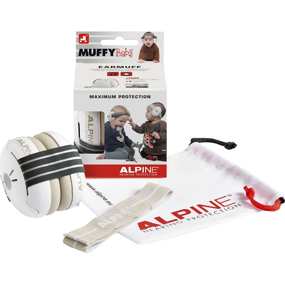 Alt View 12. Alpine Hearing Protection - Muffy Baby Earmuffs - Black.