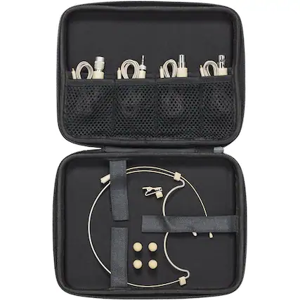 Front. Samson - Electret Condenser Vocal Microphone - Beige.