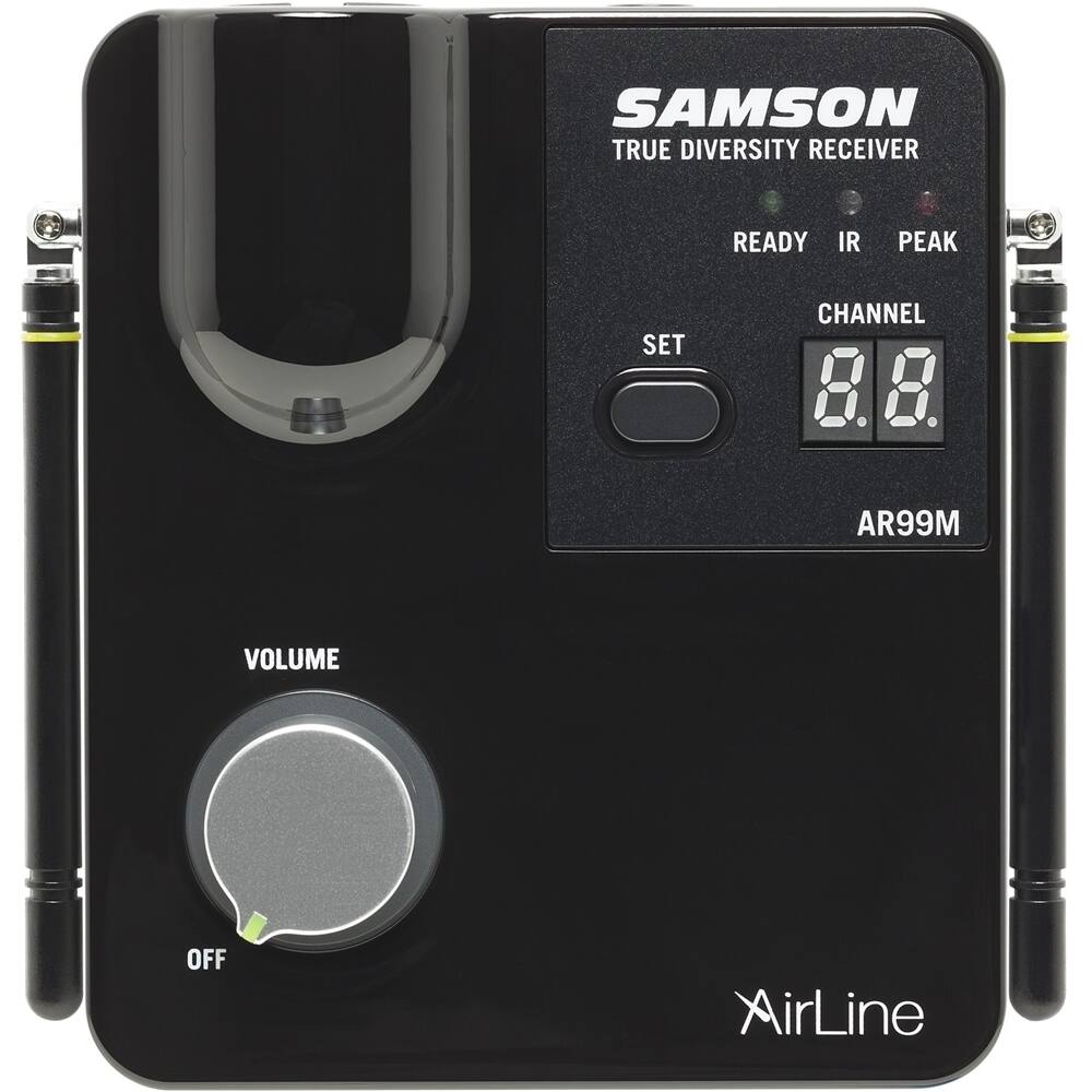 Alt View 13. Samson - AirLine Wireless Condenser Instrument Microphone System - Black.