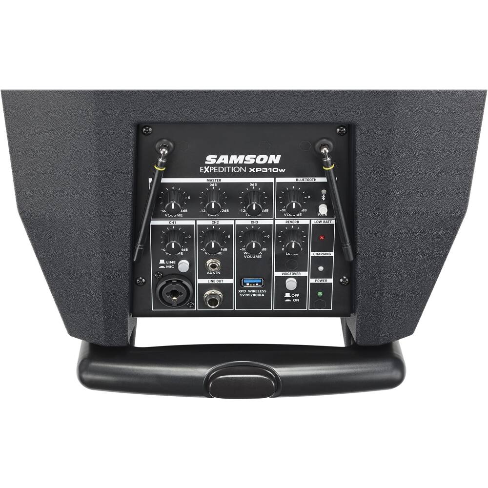 Alt View 16. Samson - Expedition 10" 300W 2-Way PA Speaker - Black.