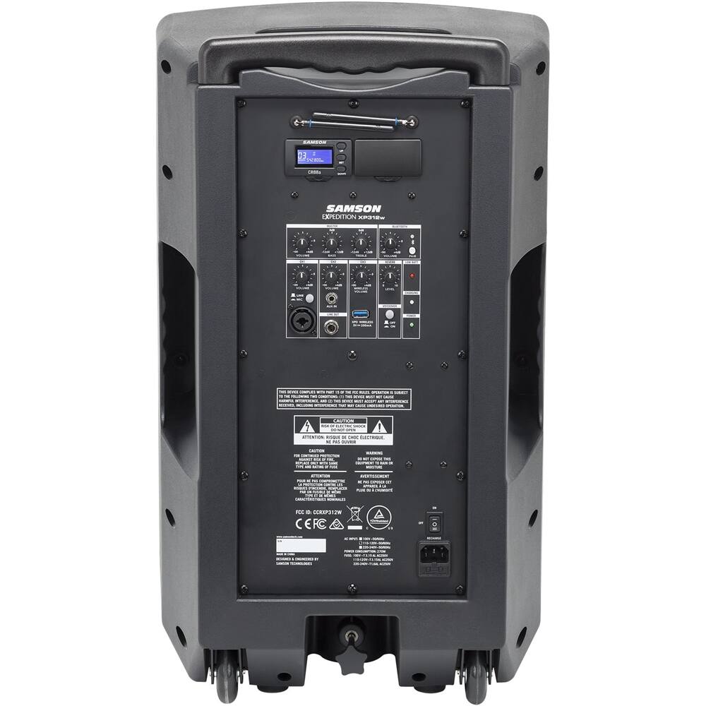 Alt View 14. Samson - Expedition 12" 300W 2-Way PA Speaker - Black.