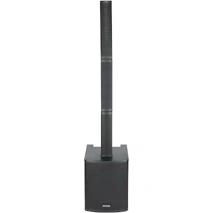 Front. Samson - Resound 1400W 2-Way PA Speaker - Black.