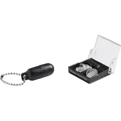 Front. Alpine Hearing Protection - PartyPlug Earplug Set - Transparent.