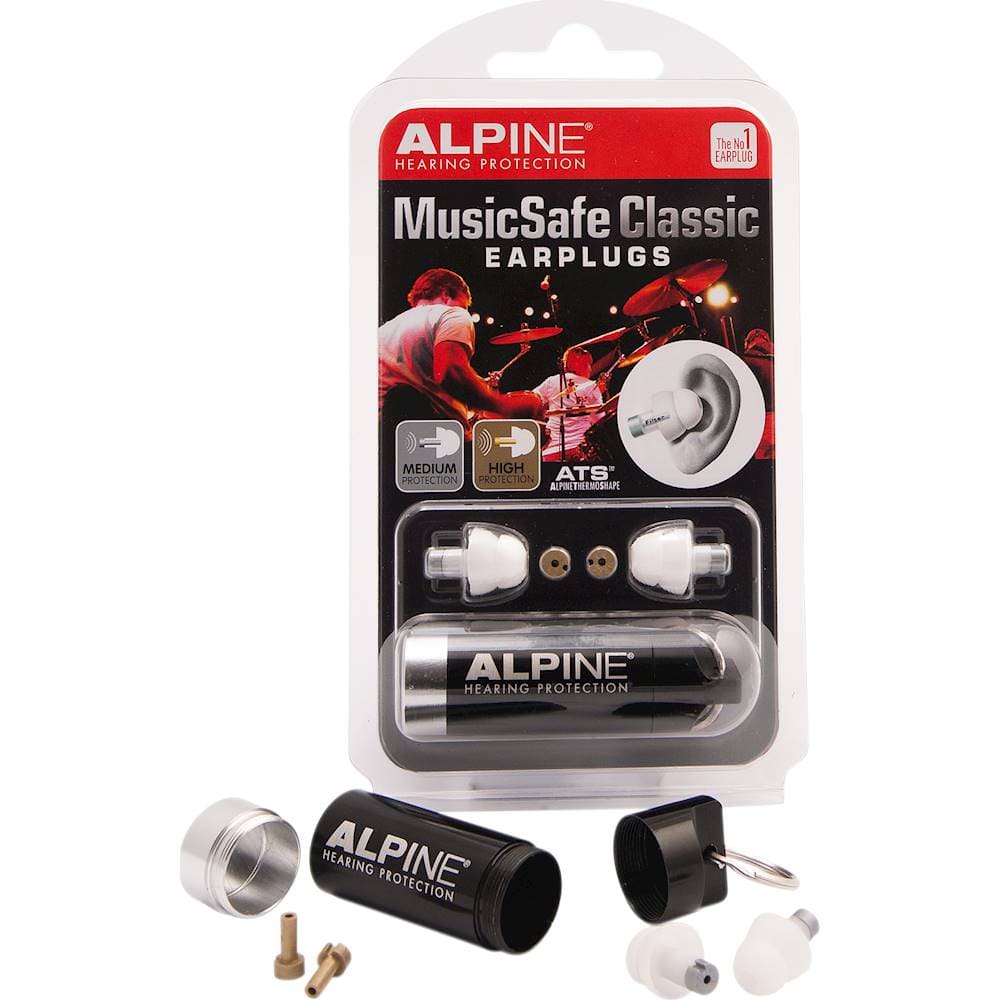 Alt View 11. Alpine Hearing Protection - MusicSafe Classic Earplug Set - Clear.