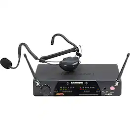 Samson - AirLine 77 UHF Wireless Bidirectional Qe Condenser Microphone System - Black