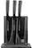 Alt View 12. Schmidt Brothers - Jet Black 7-Piece Knife Block Set - Matte Black/Stainless Steel.