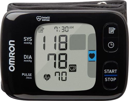 Omron - 7 Series Automatic Blood Pressure Monitor - Black/Gray was $79.99 now $54.8 (31.0% off)