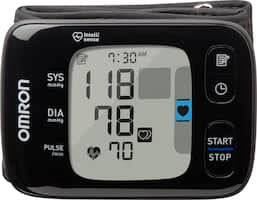 Omron - 7 Series Automatic Blood Pressure Monitor - Black/Gray - Front_Zoom