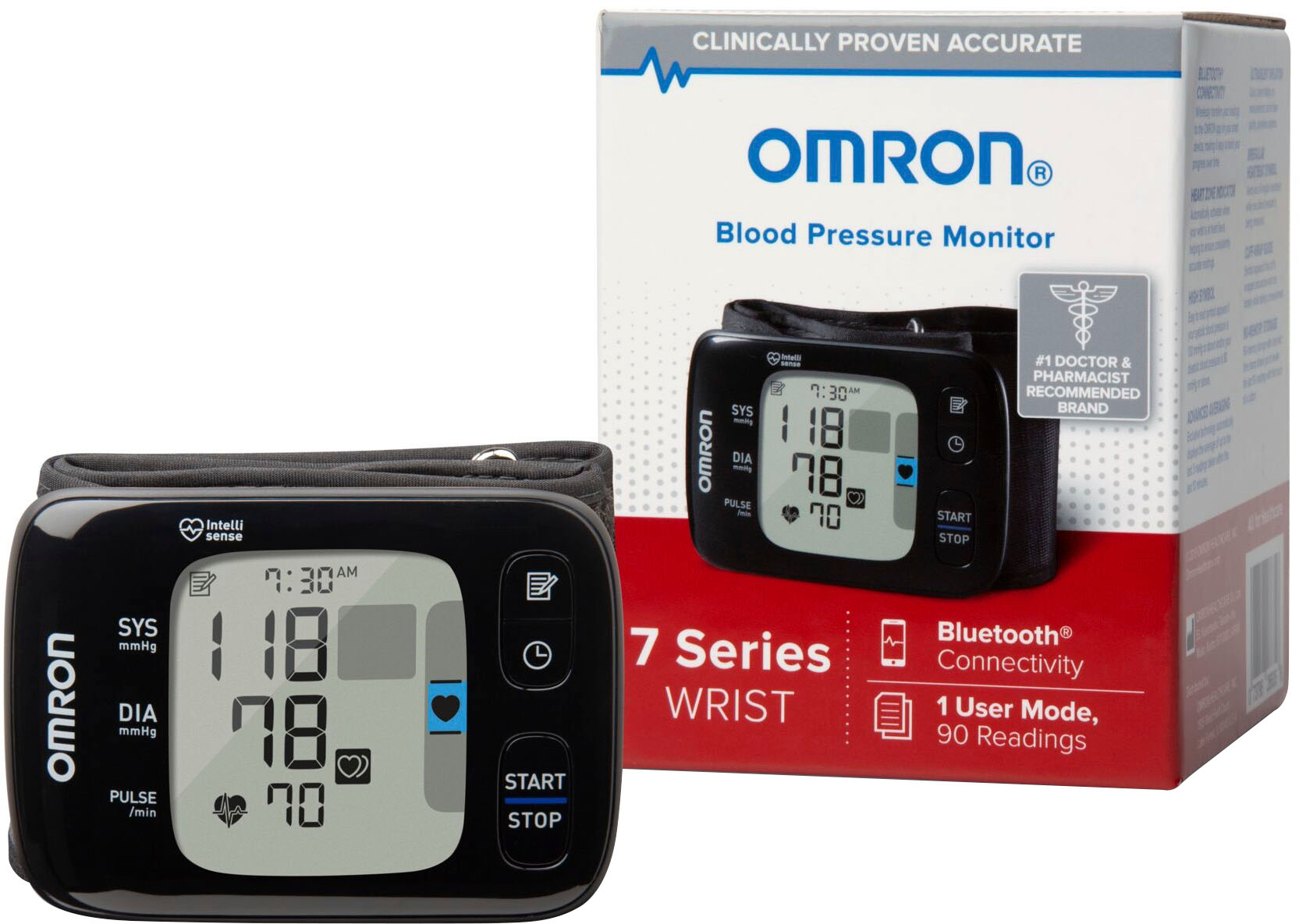 Bluetooth Blood Pressure Monitor, RENPHO Wireless Upper Arm BP Machine for  Home