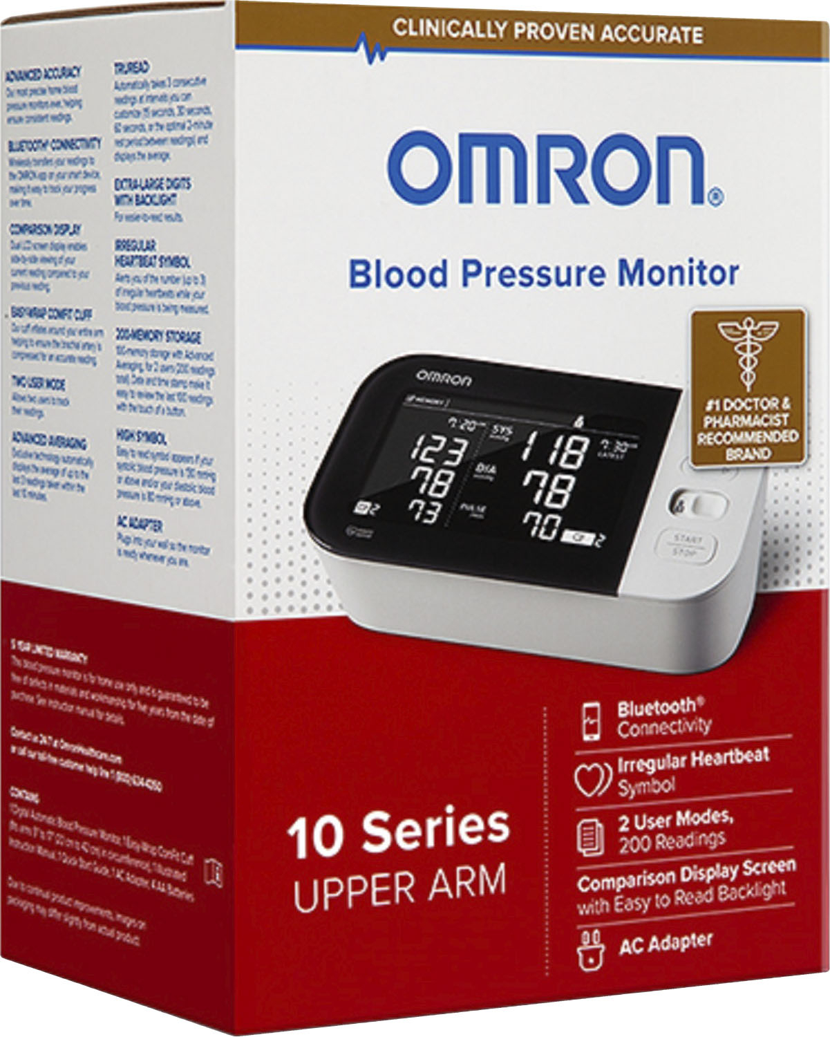 Omron BP785 10 Series™ Upper Arm Blood Pressure Monitor