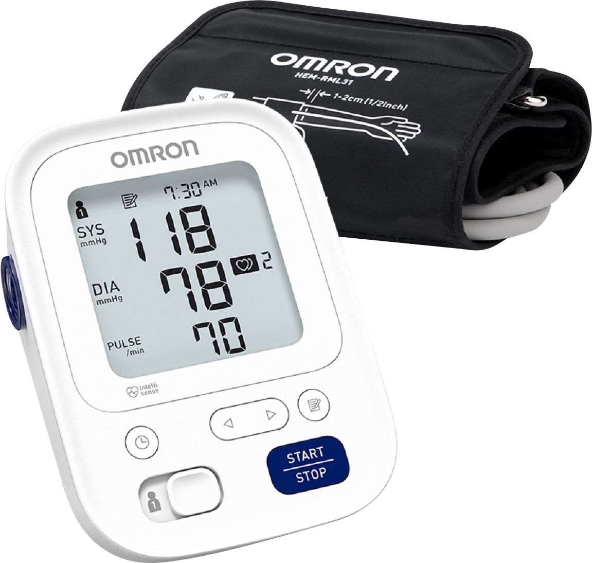 Best Buy: Omron 5 Series Upper Arm Blood Pressure Monitor White BP7200