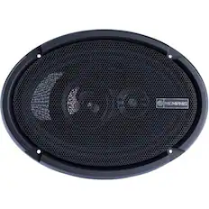 Front. Memphis Car Audio - Power Reference 6" x 9" 3-Way Car Speakers (Pair) - Black.