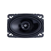 Memphis Car Audio - Power Reference 4" x 6" 2-Way Car Speakers (Pair) - Black - Front_Zoom