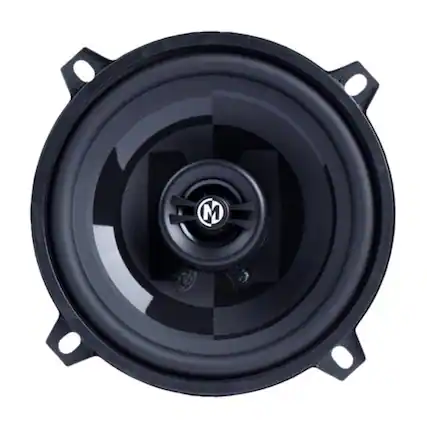 Front. Memphis Car Audio - Power Reference 5-1/4" 2-Way Car Speakers (Pair) - Black.