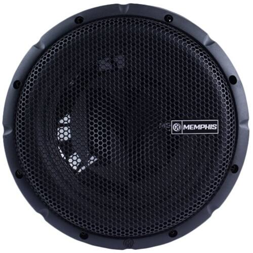 Alt View 11. Memphis Car Audio - Power Reference 10" Single-Voice-Coil 4-Ohm Subwoofer - Black.