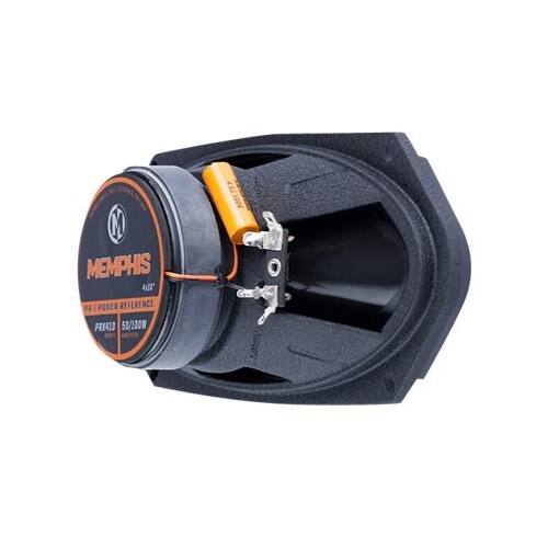 Alt View 13. Memphis Car Audio - Power Reference 4" x 10" 2-Way Car Speakers (Pair) - Black.