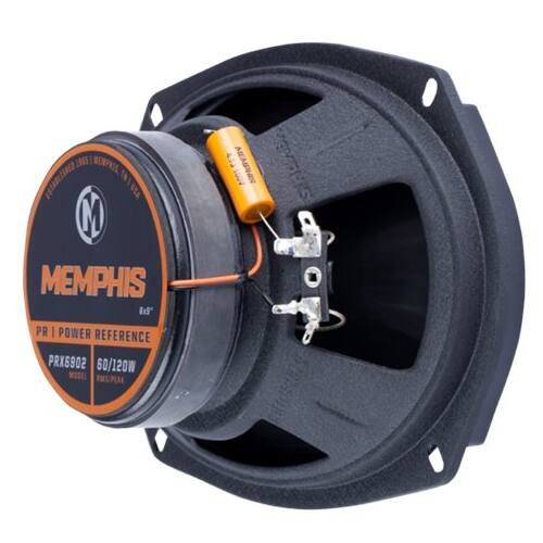 Alt View 13. Memphis Car Audio - Power Reference 6" x 9" 2-Way Car Speakers (Pair) - Black.