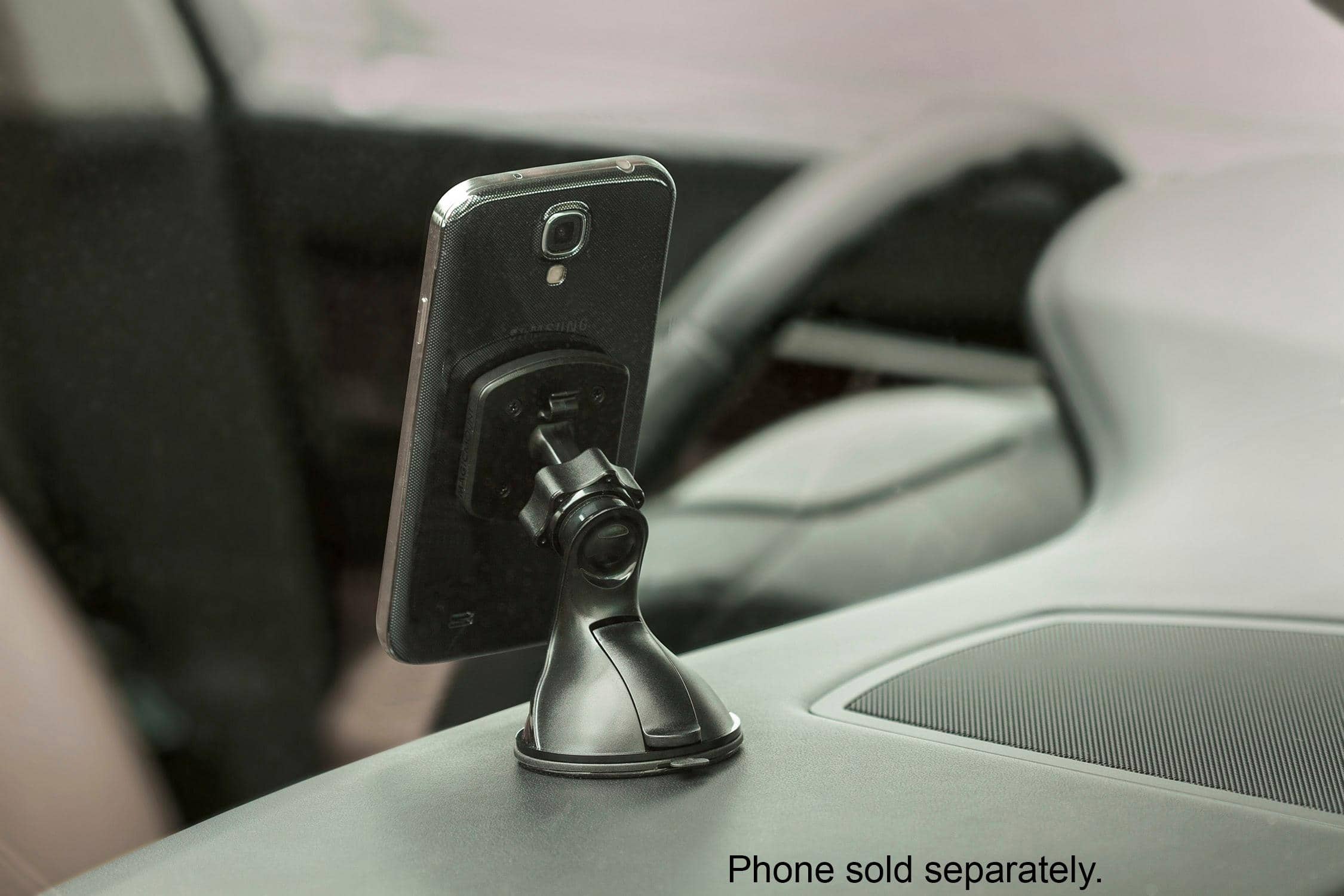 Left. Scosche - MagicMount Pro Window/Dash Magnetic Holder for Mobile Phones - Black.