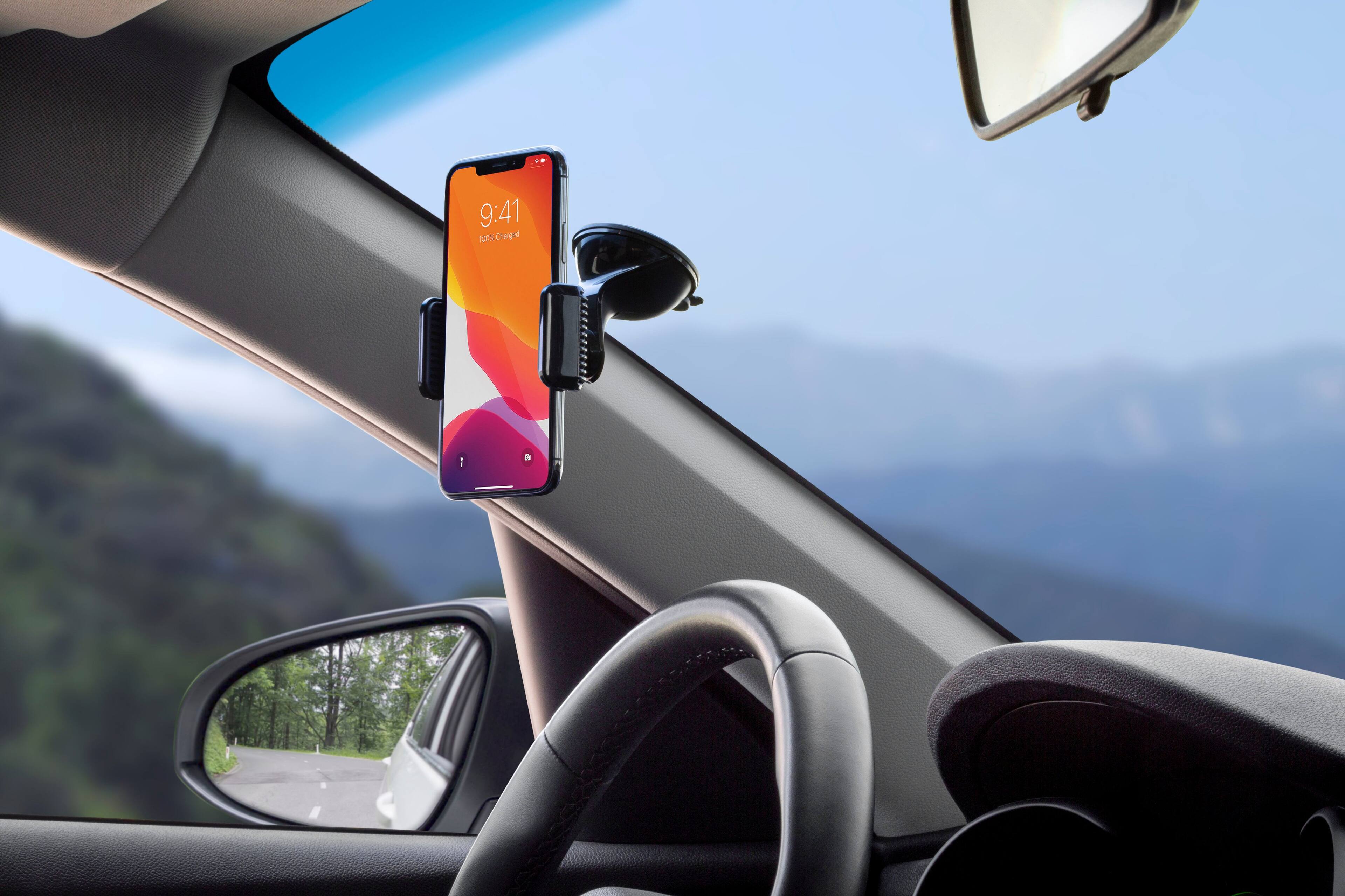 Alt View 12. Scosche - 3-in-1 Universal Vent/Window/Dash Mount for Mobile Phones - Black.