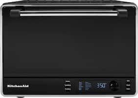 KitchenAid - Convection Toaster/Pizza Oven - Black Matte - Front_Zoom