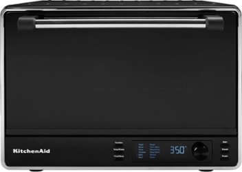 KitchenAid - Convection Toaster/Pizza Oven - Black Matte - Front_Zoom