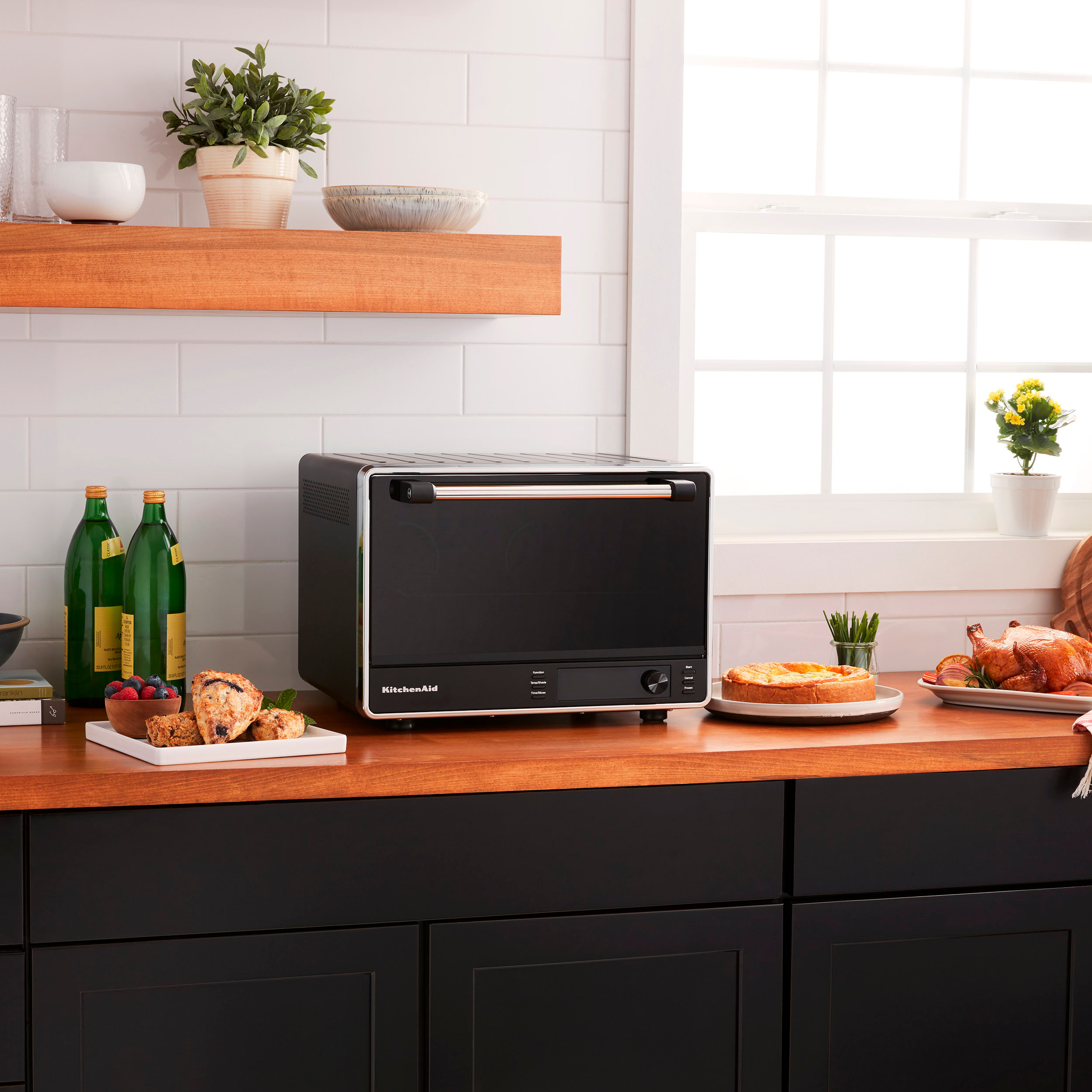  Convection 4-Slice Toaster Oven, Matte Black, Convection Oven  and Countertop Oven: Home & Kitchen