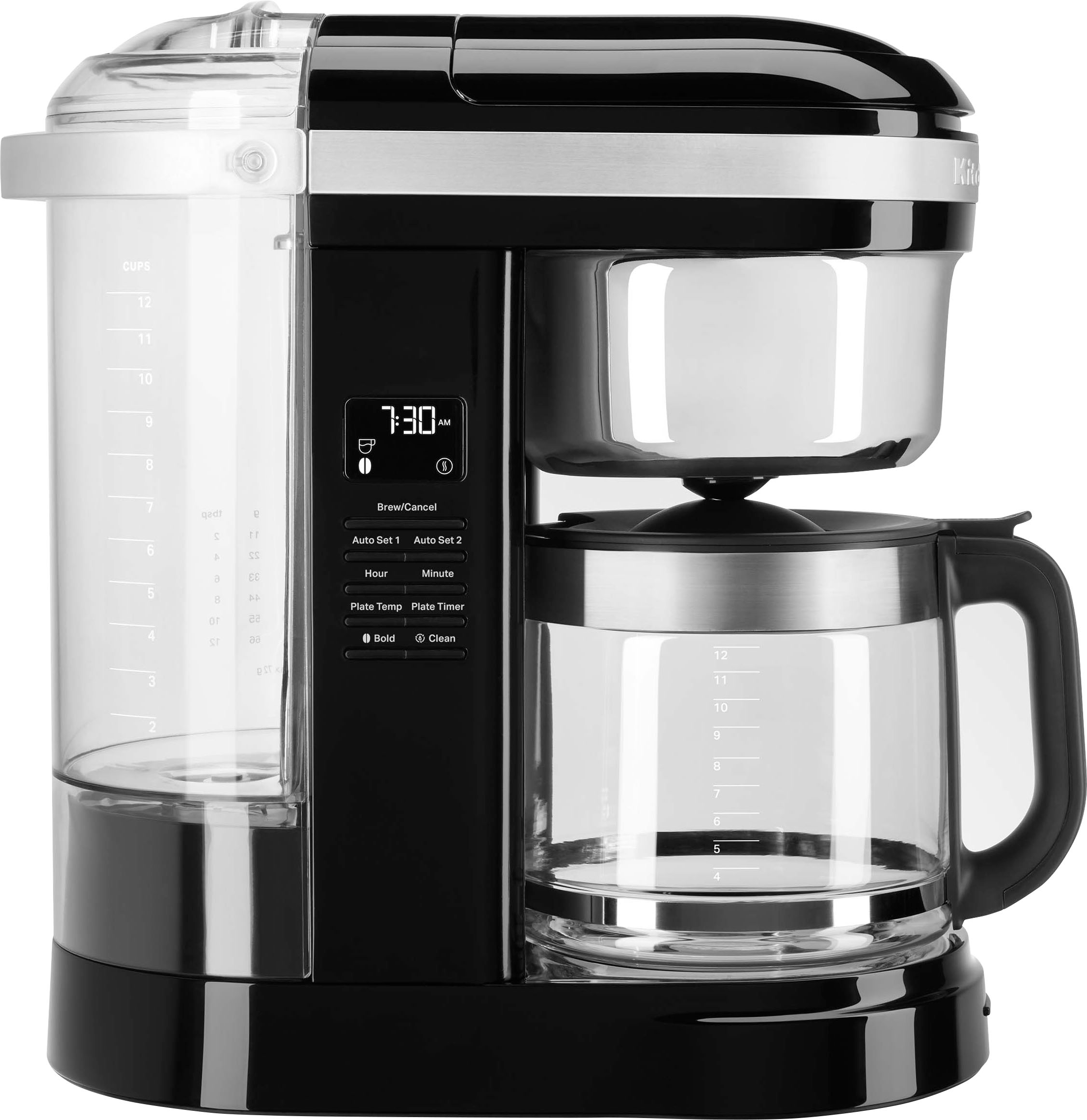Kitchenaid 12-cup Coffee Maker With Spiral Showerhead - Matte Gray