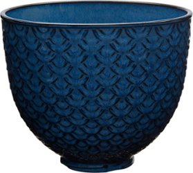 KitchenAid - 5 Quart Ceramic Bowl - KSM2CB5 - Blue Mermaid Lace - Front_Zoom