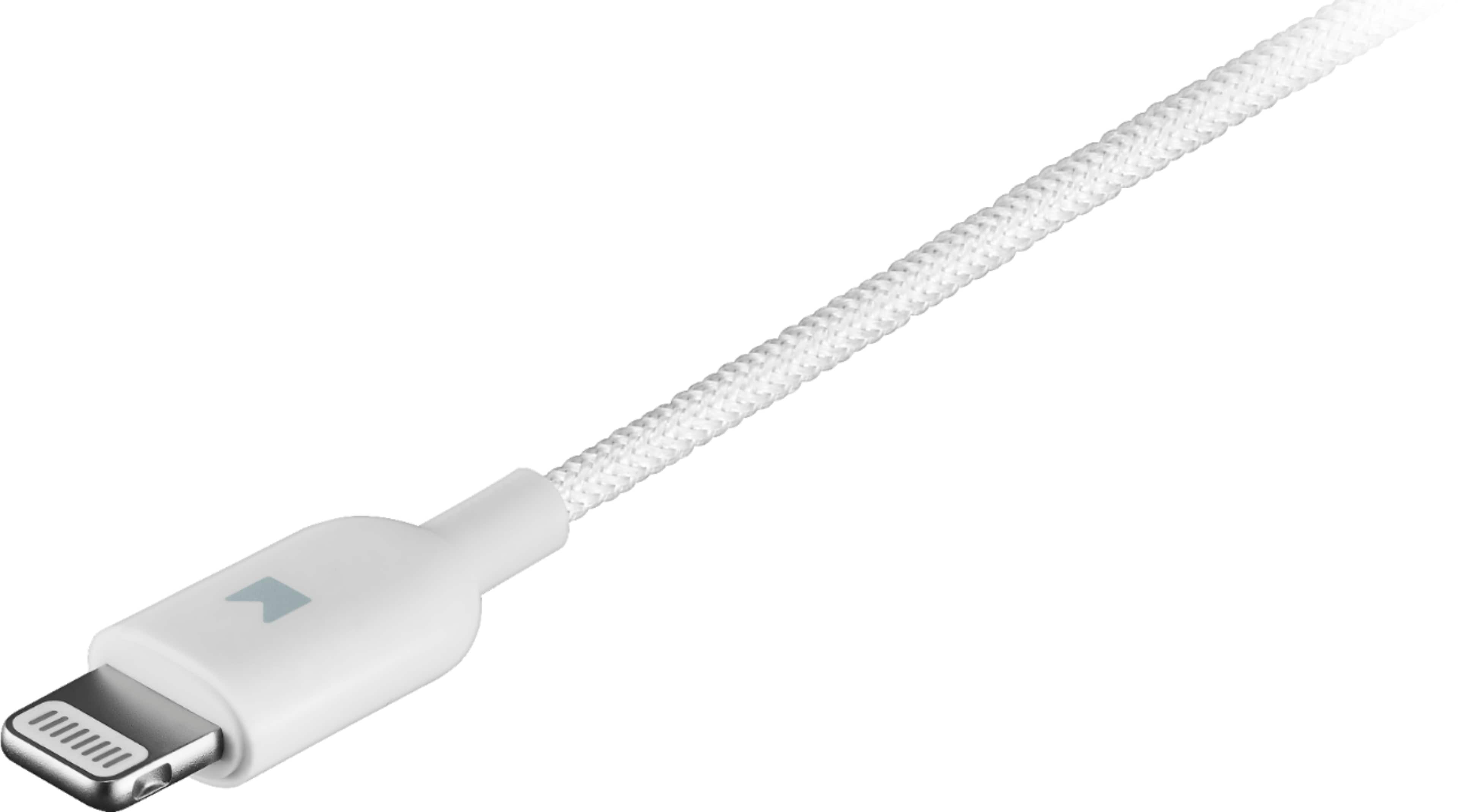 Alt View 11. Modal™ - 1.5" Lightning-to-3.5mm Lightning Adapter - White.