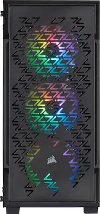 CORSAIR - iCUE 220T RGB Airflow ATX Mid-Tower Smart Case - Black