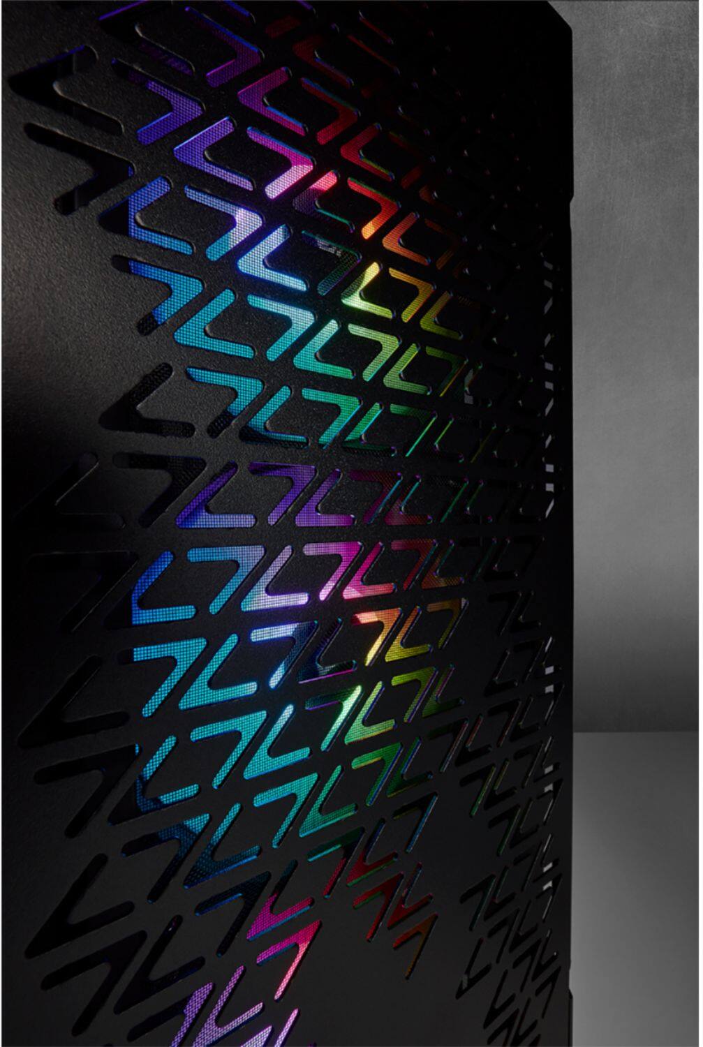 Alt View 11. CORSAIR - iCUE 220T RGB Airflow ATX Mid-Tower Smart Case.