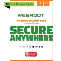Webroot - Internet Security Plus + Antivirus Protection (6 Devices) (1-Year Subscription) - Android, Apple iOS, Chrome, Mac OS, Windows - Front_Zoom