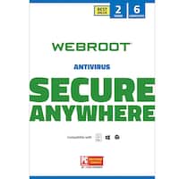Webroot Antivirus Protection and Internet Security – Software (6 Devices) (2-Year Subscription) - Mac|Windows - Front_Zoom