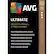 Front. AVG - Ultimate (10 Devices) (1-Year Subscription).