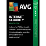 Front Zoom. AVG Internet Security (5 Devices) (1-Year Subscription).