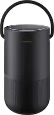 Front. Bose - Portable Smart Speaker with built-in WiFi, Bluetooth, Google Assistant and Alexa Voice Control - Triple Black.