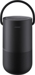 Bose - Portable Smart Speaker with built-in WiFi, Bluetooth, Google Assistant and Alexa Voice Control - Triple Black - Front_Zoom