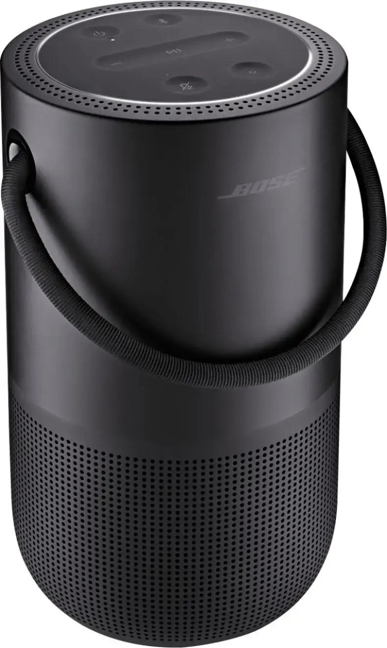 Bose Portable Smart Speaker with built in WiFi, Bluetooth, Google Assistant and Alexa Voice