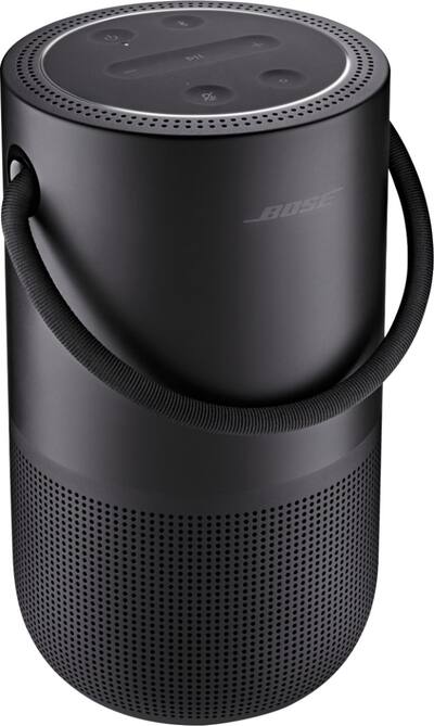★極美品★BOSE PORTABLE HOME SPEAKER トリプルブラック Bose Portable Smart Speaker with built in WiFi, Bluetooth