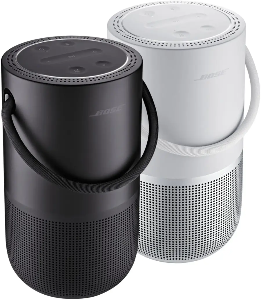 Bose Portable Smart Speaker with built in WiFi, Bluetooth, Google Assistant and Alexa Voice