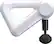 Alt View 12. Theragun - G3 Premium Handheld Percussive Massage Device with Travel Case - White.