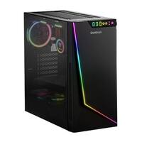 GAMDIAS - ARGUS eATX Mid-Tower Case - Black - Front_Standard