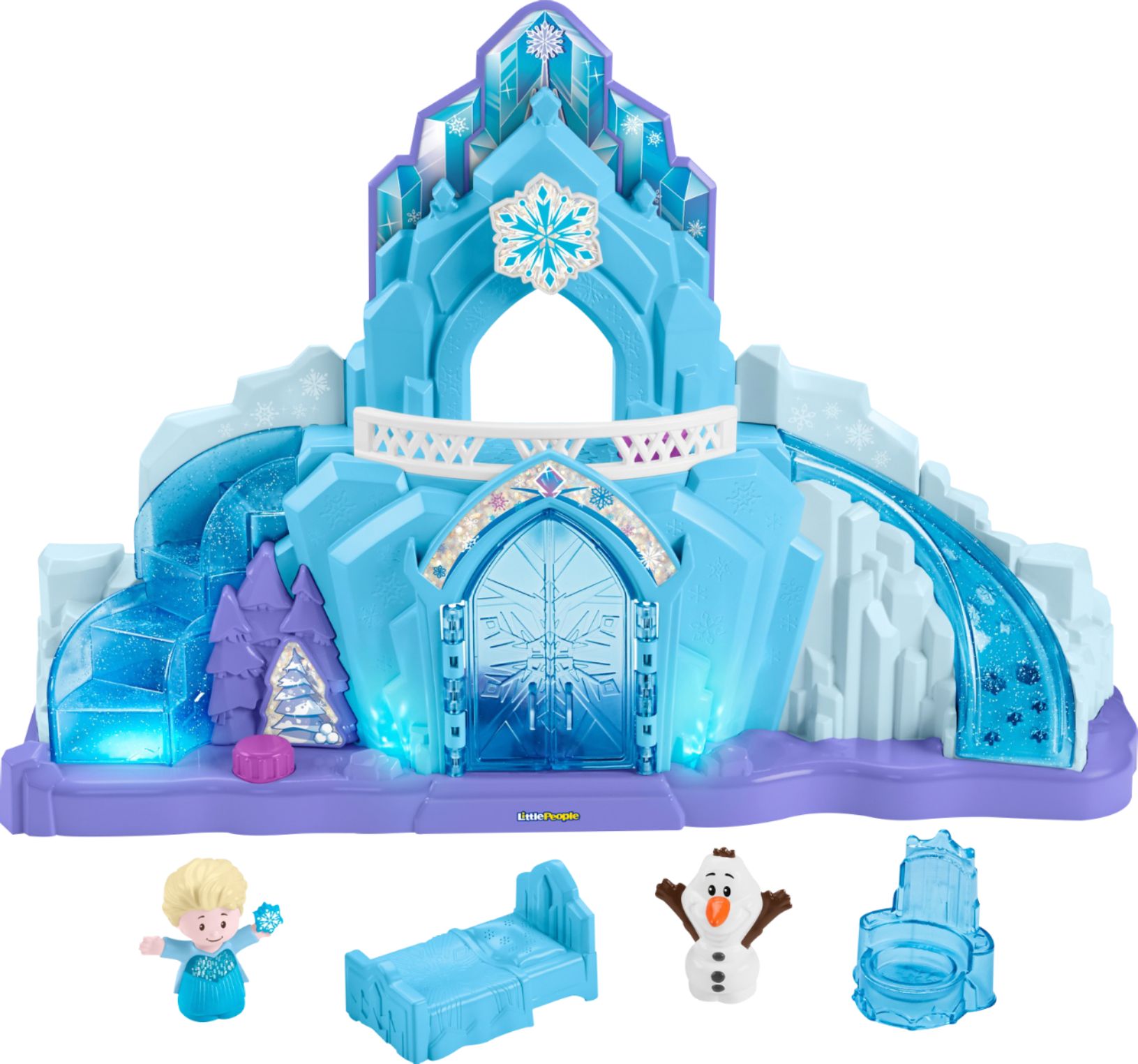 Best Buy Disney Frozen Elsa S Ice Palace By Little People Ggv29