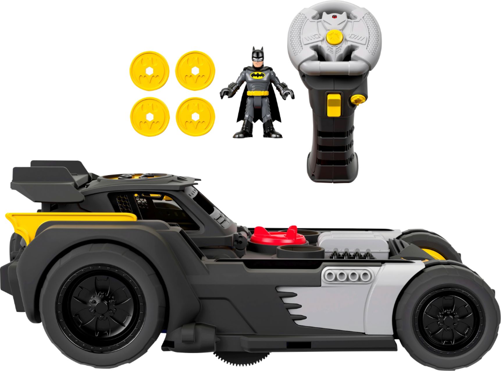 imaginext batman car with lights