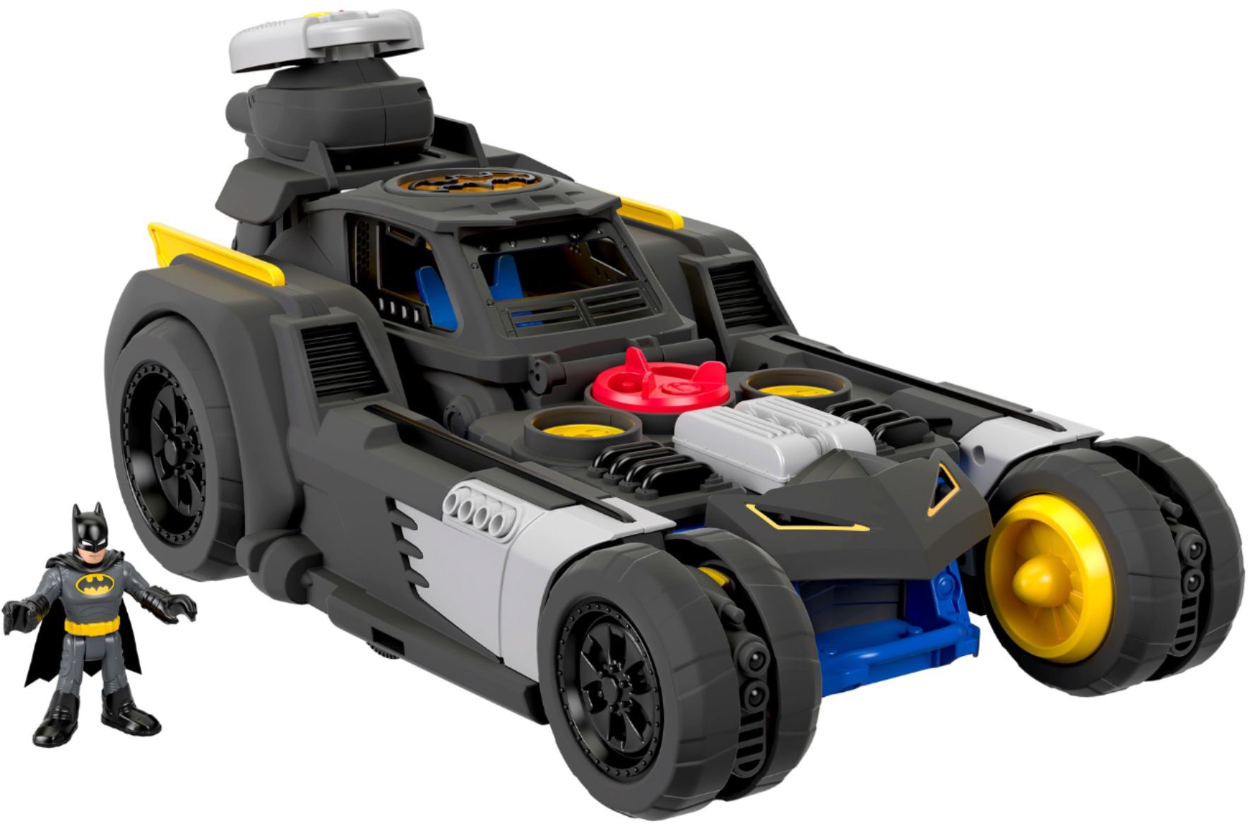 Imaginext Transforming Batmobile w/ batman Fisher Price Playskool